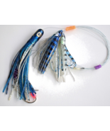 Tuna Mahi Custom 9&quot; Trolling LURE Daisy Chain 8/0 Hook Moving Black Eye ... - $15.00