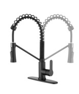 Matte Black Kitchen Faucet with Pull-Down Sprayer - $90.99