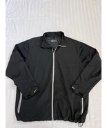 Nike Golf Full Zip Windbreaker Jacket Size XL.  Black White. - $18.69