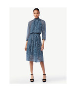 Scoop Women&#39;s Smocked Neck Midi Dress with Blouson Sleeves - Size XS (0-2) - £15.92 GBP