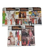 Simplicity Child Halloween Costumes Patterns Sz A &amp; BB Lot of 5 Vintage ... - $229.99 MXN