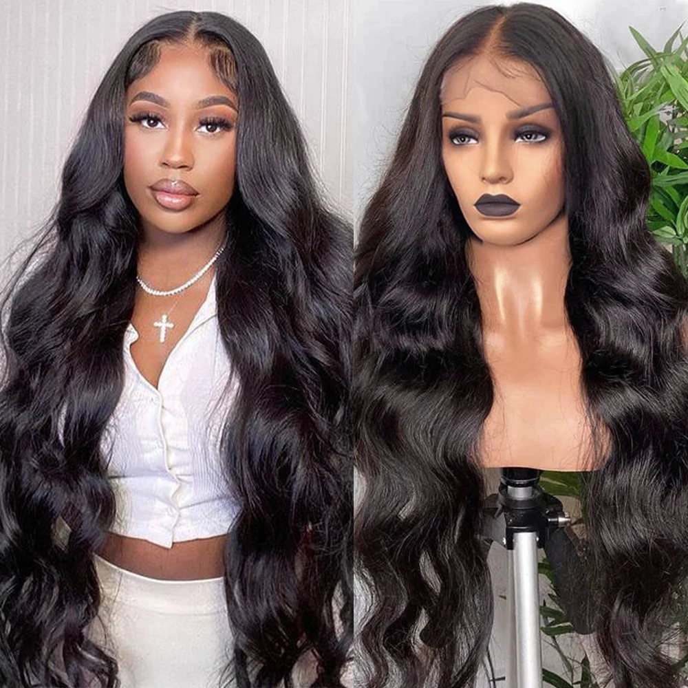 13x4 Body Wave Lace Front Wig 360 Lace Frontal Wig Brazilian Remy HD Tra... - $95.17+