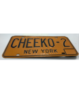 1970s New York License Plate Vanity Personalized “CHEEKO-2” - $24.99