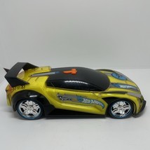 Hot Wheels Toy 10&quot; Hyper Racer flashing lights &amp;sounds yellow Cool In Th... - €7,61 EUR