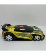 Hot Wheels Toy 10&quot; Hyper Racer flashing lights &amp;sounds yellow Cool In Th... - $8.92