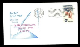 FDC Postal History NASA Rocket Fired Wallops Island Nike Tomahawk Nov 30... - £7.72 GBP
