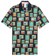PUMA X Arnold Palmer Men&#39;s Photo Golf Polo 62955801 Novelty All Over Pri... - $59.99