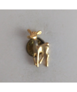 Vintage Gold Tone Reindeer Christmas Lapel Hat Pin - €5,41 EUR