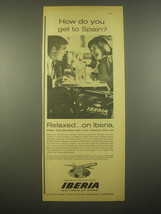1966 Iberia Air Lines Advertisement - How do you get to spain? - £14.56 GBP