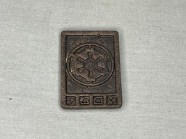 Star Wars Galactic Bronze Credit Chip Piece, Real Prop Replica, Solid Metal - £30.95 GBP