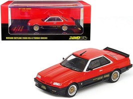 Nissan Skyline 2000 RS-X Turbo (DR30) RHD (Right Hand Drive) Red and Black 1/64 - £27.20 GBP