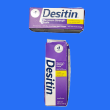 Desitin Maximum Strength Diaper Rash Paste Long Lasting Relief 4 + 4.8 P... - $13.99
