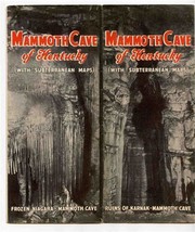 Mammoth Cave of Kentucky Brochure with Subterranean Maps 1930&#39;s - £21.80 GBP
