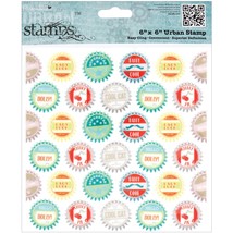 DOCrafts Papermania Happy Days Cling Urban Stamps, 6-Inch by 6-Inch, Mea... - £10.02 GBP