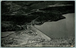 Aerial View Lake Fort Smith Arkansas AR 1942 CT Photo Cote Postcard I12 - £5.45 GBP