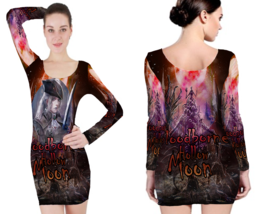 bloodborne hollow moon Printed Polyester Long Sleeve Bodycon Edgy and Stylish - £19.57 GBP+