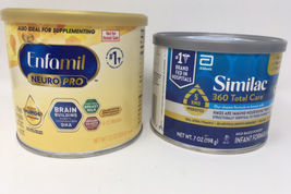 2 Similac 360 Total Care &amp; Enfamil NeuroPro Infant Formula Powder Exp. 3... - $18.99