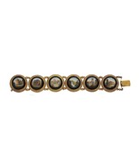 18k Yellow Gold Victorian Italian Micromosiac Station Bracelet 6.5&quot; 50.9... - $9,086.85 CAD