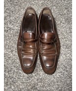 SALVATORE FERRAGAMO Slip On Loafers Size 9.5 Men’s UG57349 - €54,18 EUR