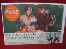 1936 Vintage Original Color Coca Cola Coke Ad. - £15.50 GBP
