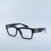 MIU MIU MU02XV 1AB1O1 Black 54mm Eyeglasses New Authentic - £146.04 GBP