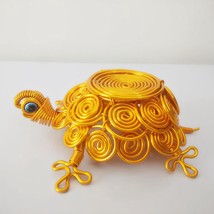 Handmade turtle statue sculpture ornament, Turtle figurine gifts, Turtle... - $30.00