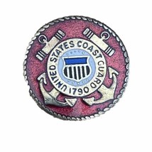 USCG United States Coast Guard 1790  Lapel Pin 0.75” Diameter - $4.89