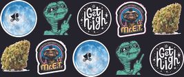 10 Alien E.T. Get High 420 Magic Seeds Weed Fun Cool Vinyl Sticker Pack - $4.21