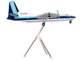 Fokker F27 Commercial Aircraft &quot;Royal Dutch Airlines CityHopper&quot; White with Blu - £71.55 GBP