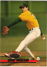 1993 Topps Stadium Club Baseball Trading Card - Bob Welch Oakland Athletics(M) - £1.57 GBP