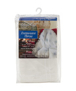 Charles Craft Evenweave Throw 16 Count 32&quot;X44&quot;-White - $50.38