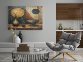  Geometric Rustic Table Setting Abstract Boho Print - $5.99