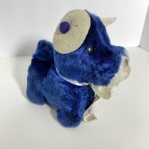 1960s Blue Scotty Dog Gray Beret Herricks High School Mascot Graduation Plushy - £44.77 GBP