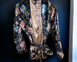 Victoria&#39;s Secret Short Robe Bedroom Jacket Size Medium Light Pink Blue ... - $24.74