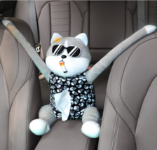  husky doll tissue bag car pendant decoration chair back armrest pad cre... - £22.38 GBP