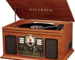 3-Speed Turntable, Cd, 6-In-1 Bluetooth Victrola Nostalgic, In Speakers - $151.98