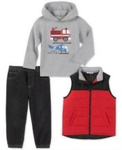 Kids Headquarters Toddler Boys 3-Pc. Red Nylon Vest, Size 3T - £22.49 GBP