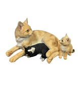 Lenox CATNAP CUDDLE Kittens &amp; Mother Cat Sculpture Figurine 2005 Vintage... - €24,69 EUR