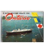 Vintage Official Ontario Canada&#39;s Vacationland Vacation Booklet 1959 - $19.79