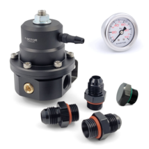 6AN Fuel Pressure Regulator Kit - with Return Universal and Adjustable | K-MOTOR - £87.04 GBP