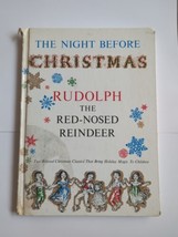 The Night Before Christmas and Rudolph The Red Nosed Reindeer Vintage Book 1961 - $18.99