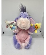 Disney Store Eeyore Easter Plush w/ Finger Puppets 10” Winnie the Pooh D... - £31.27 GBP