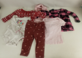 Girl Clothes Size 12 Months Mixed Brands Lot Of 6 Pieces (D) - $12.86