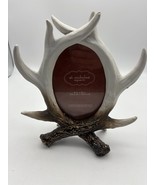 St Nicholas Square 4" x 6" Cabin Photo Frame White Brown bronze Antlers NEW - €17,00 EUR St Nicholas Square 4" x 6" Cabin Photo Frame White Brown bronze Antlers NEW - €17,00 EUR