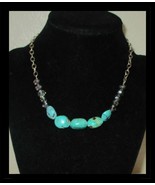15&quot; Vintage Turquoise &amp; Beads Necklace - $376.14 MXN