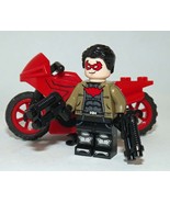 Jason Todd Red Hood With Motorcycle Dc Comic Toy Minifigure US Seller - $159.45 MXN