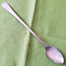 Iced Teaspoon Argyle Pattern International Silver Co. Silverplate 7 5/8&quot;... - $5.93