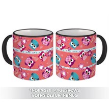 Patchwork Baby Owls : Gift Mug Valentine Pattern Shower Floral Border Kitchen De - £12.50 GBP