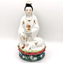 Vintage Chinese Porcelain QUAN GUAN KWAN YIN Figure 10” Jingdezhen (景德镇) Stamp - $89.99