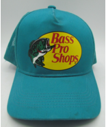 BASS PRO SHOPS Hat Teal Trucker Cap Mesh Snapback One Size Fits Most Gon... - $7.99